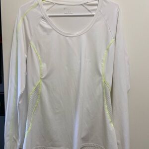 Fabletics Large women’s long sleeve workout top white $69